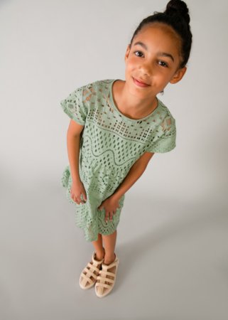 MAYORAL suknelė, sage, 6.904-94, 152  cm 