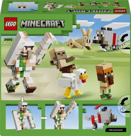 21592 LEGO® Minecraft® Vištų raitelis ir užpuolimas dykumoje 