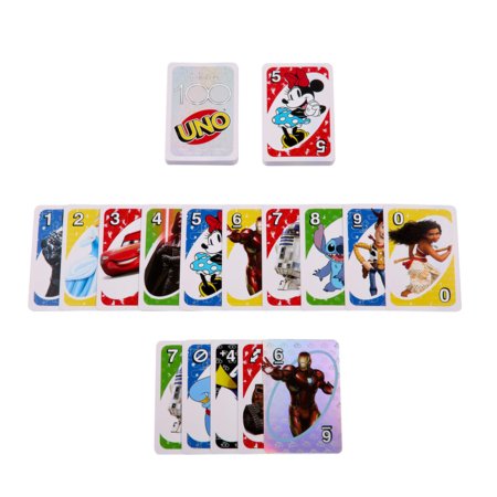 MATTEL GAMES UNO kortos skirtos DISNEY 100 m. jubiliejui, HPW21 HPW21
