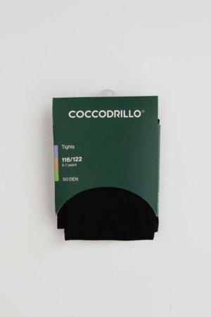 COCCODRILLO pėdkelnės TIGHT MICROFIBRE COLORFUL, juodos, ZC5380305TMC-021-140, 140 cm 