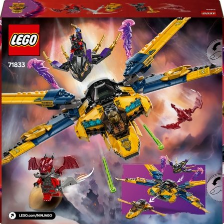 71833 LEGO® NINJAGO® Raso ir Arino audros superlėktuvas 