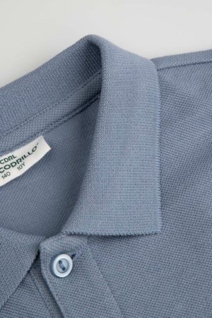 COCCODRILLO polo marškinėliai trumpomis rankovėmis, mėlyni, dydis 