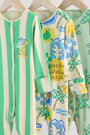 NEXT šliaužtinukas trumpomis rankovėmis, 3 vnt., AA5966, 86-92 