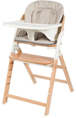 LIONELO maitinimo kėdutė MEGAN, White wood 