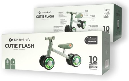 KINDERCRAFT balansinis dviratis CUTIE FLASH, žalias, KRCUFL00GRE0000 