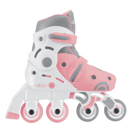 GLOBBER riedučiai Learning Skates 2 in 1, dydis 26-29, pasteliniai rožiniai, 780-210 