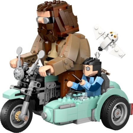 76443 LEGO® Harry Potter™ Hagrido ir Hario pasivažinėjimas motociklu 
