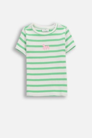 COCCODRILLO marškinėliai trumpomis rankovėmis, žali, dydis 