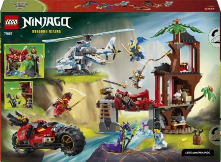 71857 LEGO® NINJAGO® Nindzių transporto priemonės ir namelio medyje gynyba 
