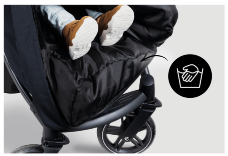 HAUCK žieminis vokelis į vežimėlį, Black, 567111 