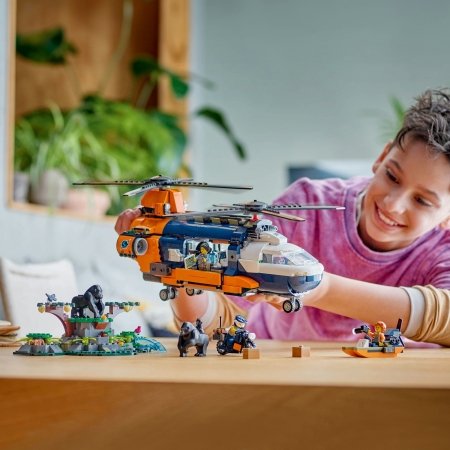 60437 LEGO® City Exploration Džiunglių tyrinėtojo sraigtasparnis stovykloje 