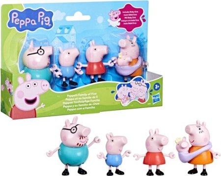 PEPPA PIG penkių šeimos narių figūrėlės, G05065L0 