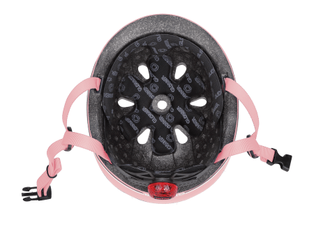 GLOBBER šalmas Go Up Lights, XXS/XS (45-51cm), pastelinis rožinis, 506-210 506-210