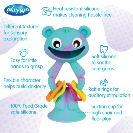 PLAYGRO kramtukas Wobble-Buddy Rattle Bear, 0188796 