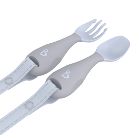 BIBADO prisegami primaitinimo įrankiai 2vnt., mist, BIB223R 