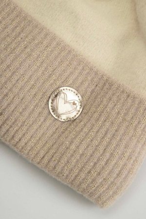COCCODRILLO kepurė ACCESSORIES WINTER GIRL, kreminė, ZC5364301AWG-002-048, 48 cm 