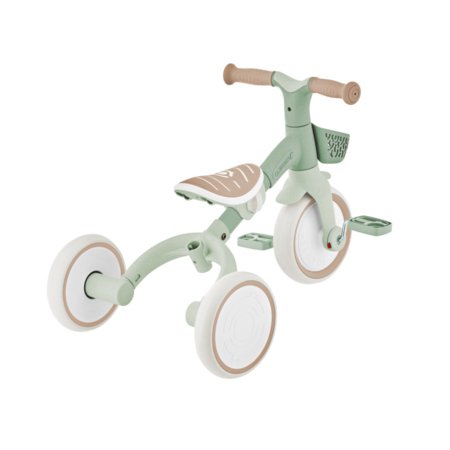 GLOBBER mokomasis triratukas Learning Trike, 3in1 Plus, pistacinis, 738-109 