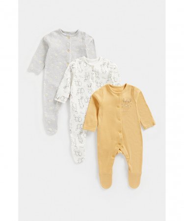 MOTHERCARE šliaužtinukas ilgomis rankovėmis, 3 vnt., CB283 594612