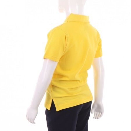 MAMAJUM polo marškinėliai trumpomis rankovėmis, 10-000005, geltoni, 122/128 cm 