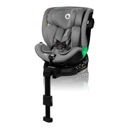 LIONELO automobilinė kėdutė HARMONY I-SIZE, Grey concrete bamboo, 40-150 cm., LO-HARMONY I-SIZE 