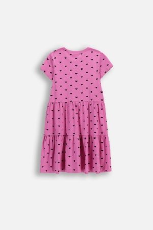 COCCODRILLO suknelė trumpomis rankovėmis, rožinė, dydis 