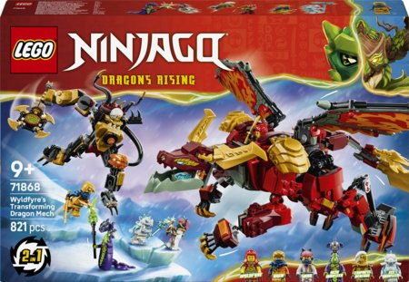 71868 LEGO® NINJAGO® Wyldfyre transformuojamas drakonas-robotas 
