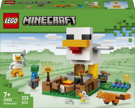 21585 LEGO® Minecraft® Viščiukų ūkis 
