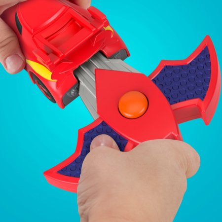 FISHER PRICE Batwheels mašinėlė su paleidimo raktu, HRJ53 