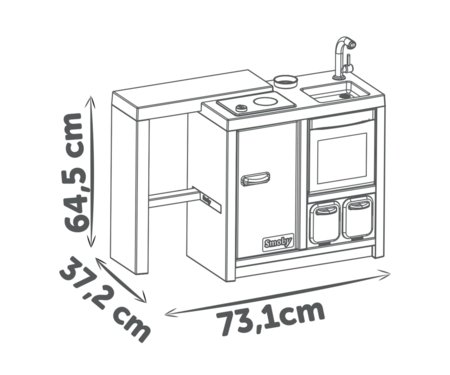 SMOBY virtuvės sala, 7600312601 