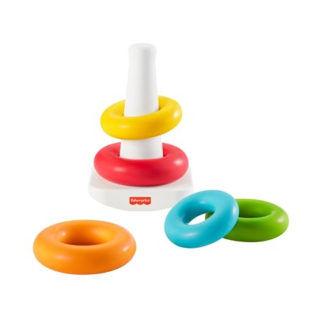 FISHER PRICE bokštelis Supk ir statyk eko pakuotėje, GRF09 GRF09