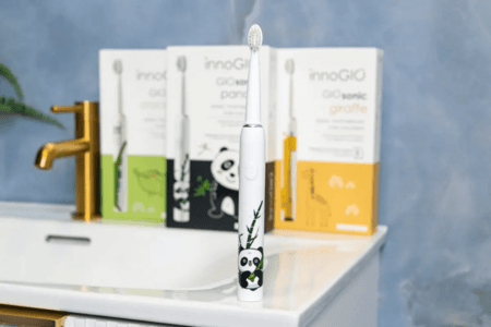 INNOGIO elektrinis dantų šepetėlis GIOsonic Panda Sonic, GIO-460PANDA 
