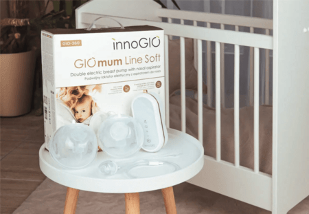 INNOGIO dvigubas elektrinis pientraukis GIOmum Line Soft, GIO-360 