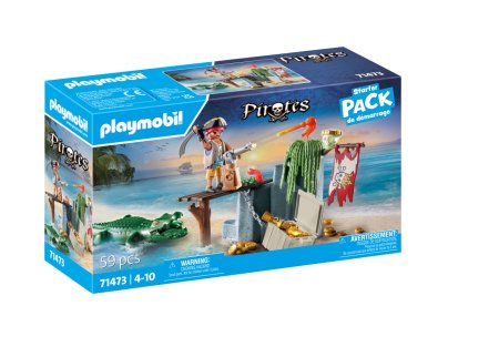 PLAYMOBIL PIRATES Piratas su aligatoriumi, 71473 