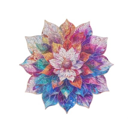ROWOOD Medinė dėlionė Mistinė Gėlių Mandala, TA001 