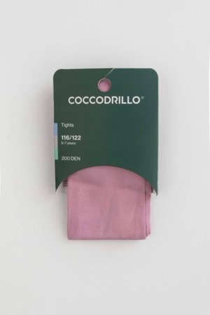 COCCODRILLO pėdkelnės TIGHT MICROFIBRE PLAIN, rožinės, cm 