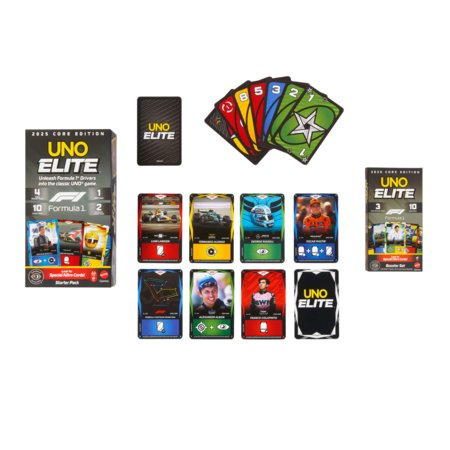 MATTEL GAMES UNO Elite F1 kortų papildymas, JLV43 