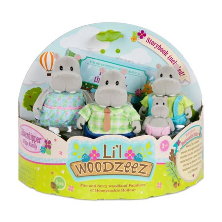 LI'L WOODZEEZ Hipopotamų šeimynėlė, WZ6583D 