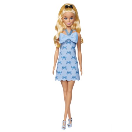 BARBIE madistė melsva suknele, HYT93 