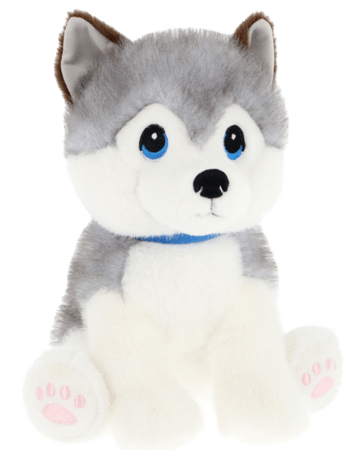 KEEL TOYS pliušinis šunelis haskis, 23 cm, SE4542 