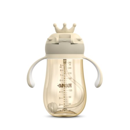 NENO gertuvė su šiaudeliu, cream, 280 ml, NEN-BAB-BT005    