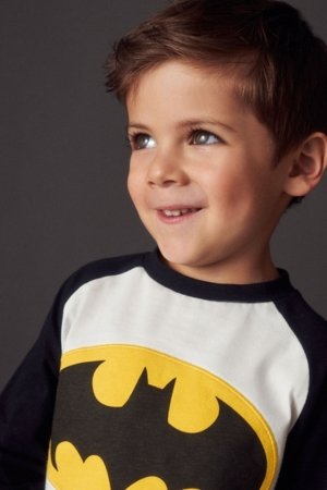 NEXT marškinėliai ilgomis rankovėmis BATMAN, D54728 98-104 