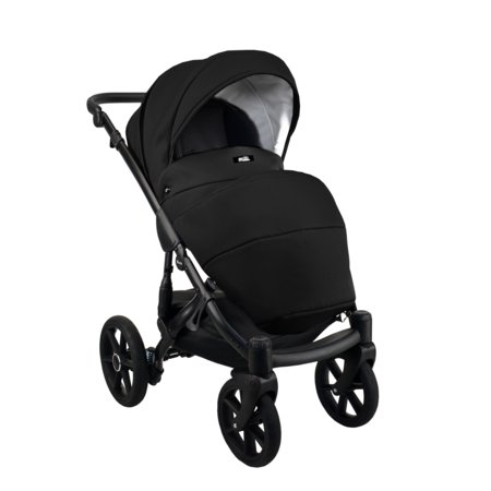 MILLI universalus vežimėlis MOON 3in1, Black, 5903357317263(carseat) 