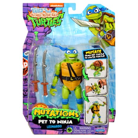 TMNT figūrėlė MUTATIONS PET TO NINJA LEONARDO, 83361 