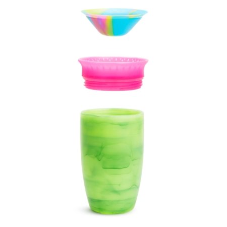 MUNCHKIN neišsiliejanti gertuvė, Miracle Tie Dye, Mixed Case, Tropical, 12 mėn.+, 296 ml, assort., 90316 