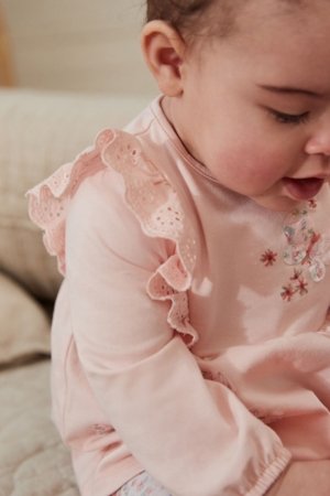 NEXT marškinėliai ilgomis rankovėmis ir tamprės, Q95420 62-68 