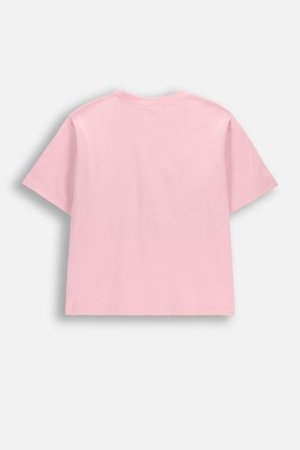 COCCODRILLO marškinėliai trumpomis rankovėmis, rožiniai, WC6143201SGJ-007-128, 128 cm 