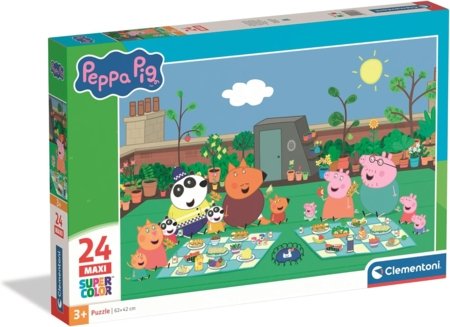 CLEMENTONI dėlionė Maxi Peppa Pig, 24 det., 24834 