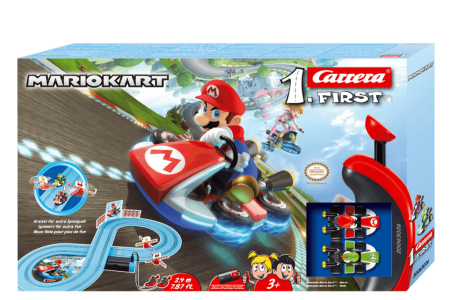 CARRERA FIRST lenktynių trasa Mario Kart Mario vs Yoshi 2,4 m, 20063026 