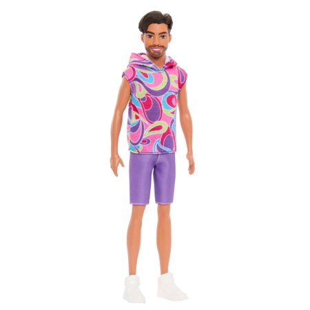BARBIE Kenas madistas violetiniais šortais, HRH26 