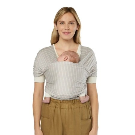 ERGOBABY nešioklė AURA WRAP, Grey stripes, WLASKGRYSTP 
